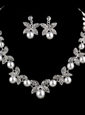 首饰套装新娘项链婚纱公主吊坠