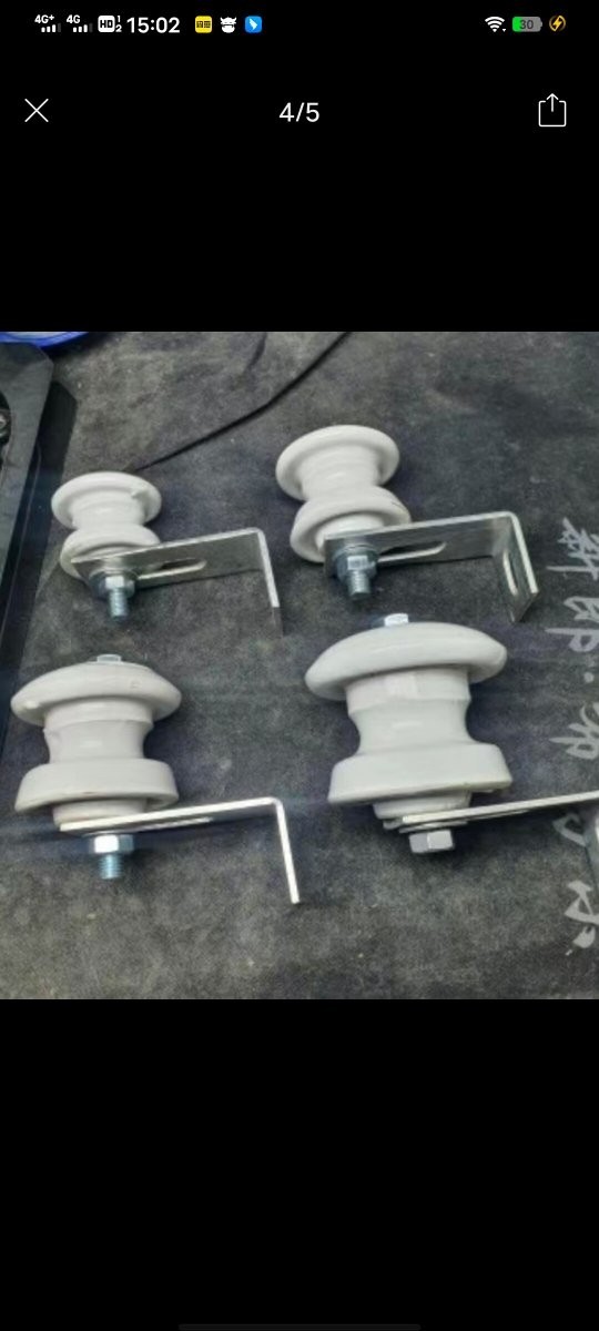 走线固定瓷葫芦磁壶线轴茶台接线柱供电局电杆电力电缆支架通电