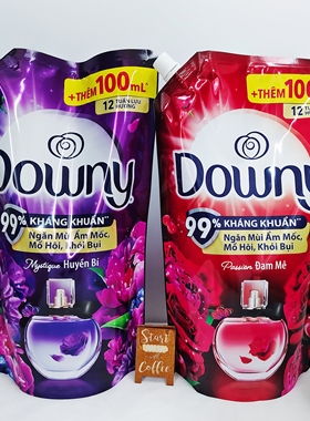 当妮Downy柔顺剂加量100ml法国香水花香型衣物护理液越南进口