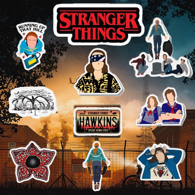 怪奇物语5Stranger Things周边冰箱贴挂件玩偶菊花怪食人花玩具11