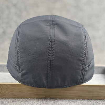 后封口纯色无装饰反戴棒球帽大头