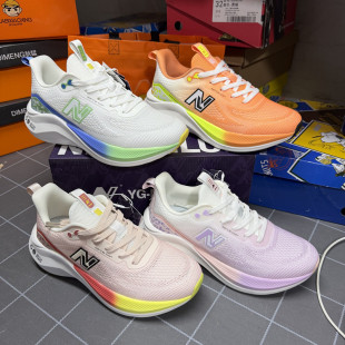 撤柜男女情侣运动鞋春夏网面轻便软底防滑减震回弹竞速慢跑步鞋