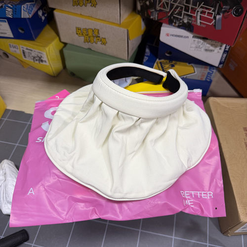 撤柜户外女士贝壳遮阳防晒帽