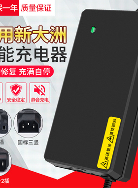 适用新大洲电动车充电器48V12AH60v20ah72v电瓶车铅酸电池石墨烯
