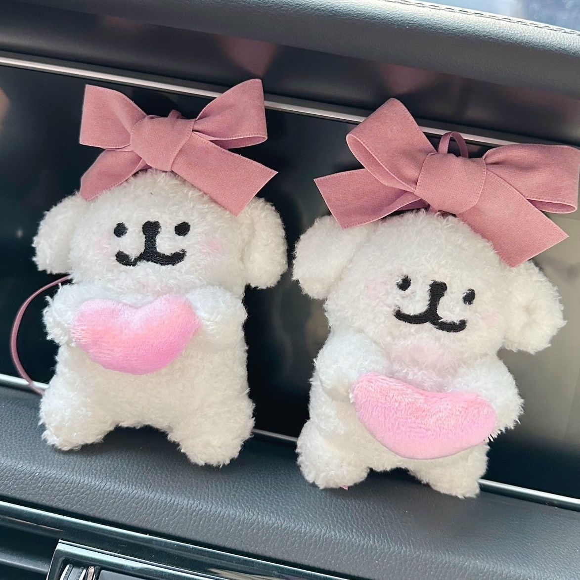 可爱线条小狗挂件毛绒玩具狗狗公仔钥匙扣软萌布娃娃汽车挂饰礼物