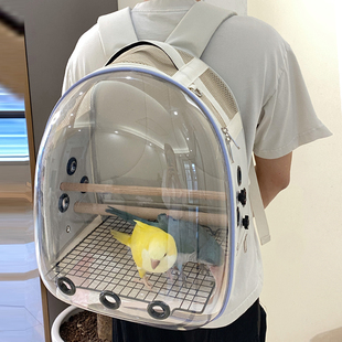 鹦鹉外出包便携外出鸟包大号双肩透气小太和尚金太玄凤灰机两只装