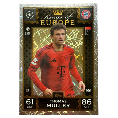 Topps2024-25欧战欧冠追加版Europe欧洲之王 256 穆勒 拜仁
