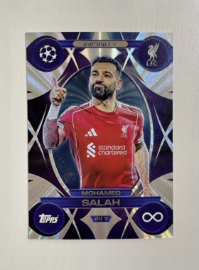 Topps 2025-26 Match Attax欧战欧冠无限特卡IN1 萨拉赫 利物浦