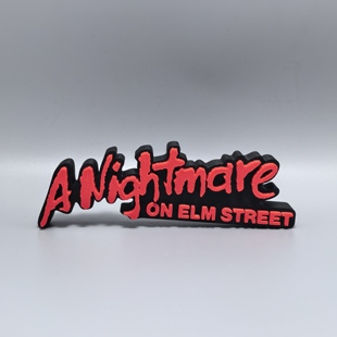 猛鬼街标志立牌美剧电影周边3D打印创意logo模型装 饰摆件冰箱贴