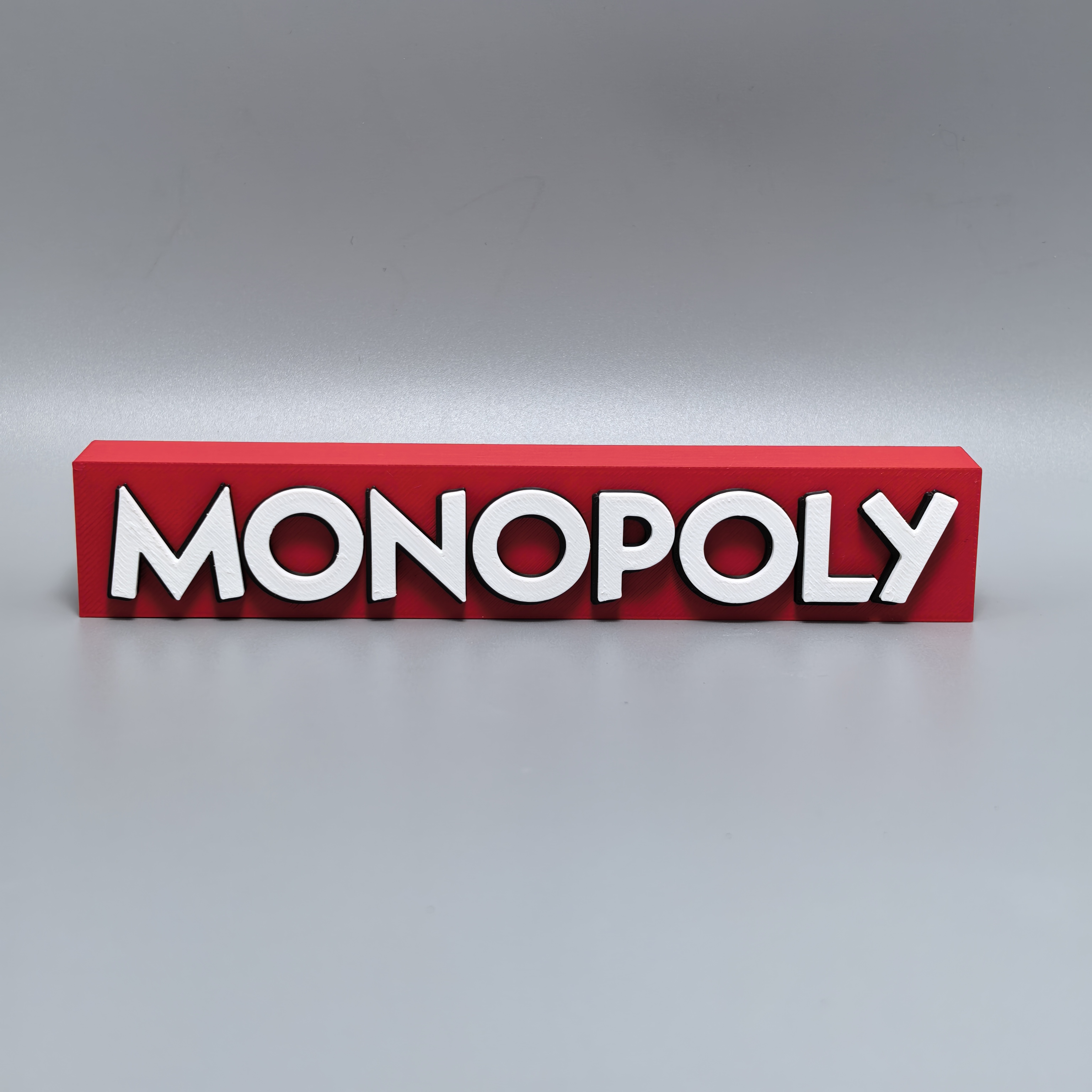 大富翁MONOPOLY字体logo立牌摆件