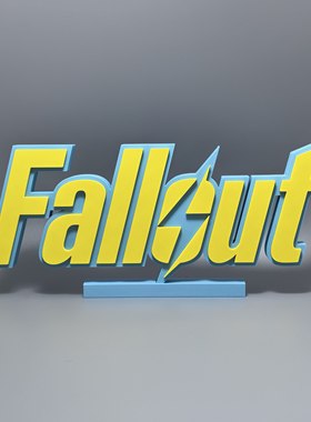 Fallout标志立牌3D打印