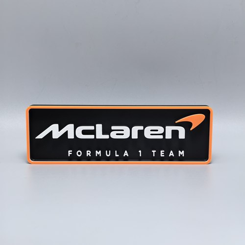 迈凯伦标志立牌跑车logo周边摆件3D打印创意模型高颜值中控台装饰