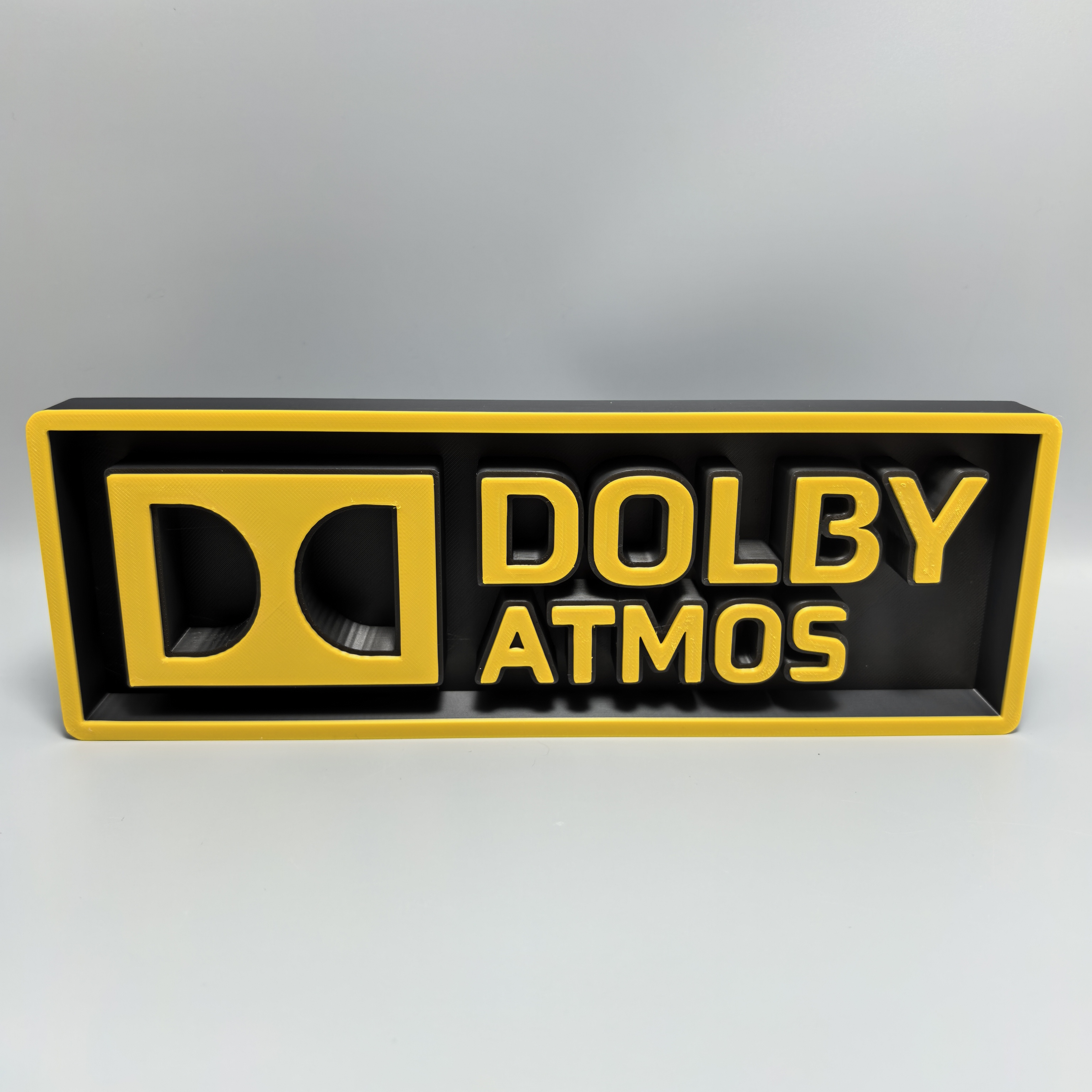 杜比全景声logo立牌3D打印