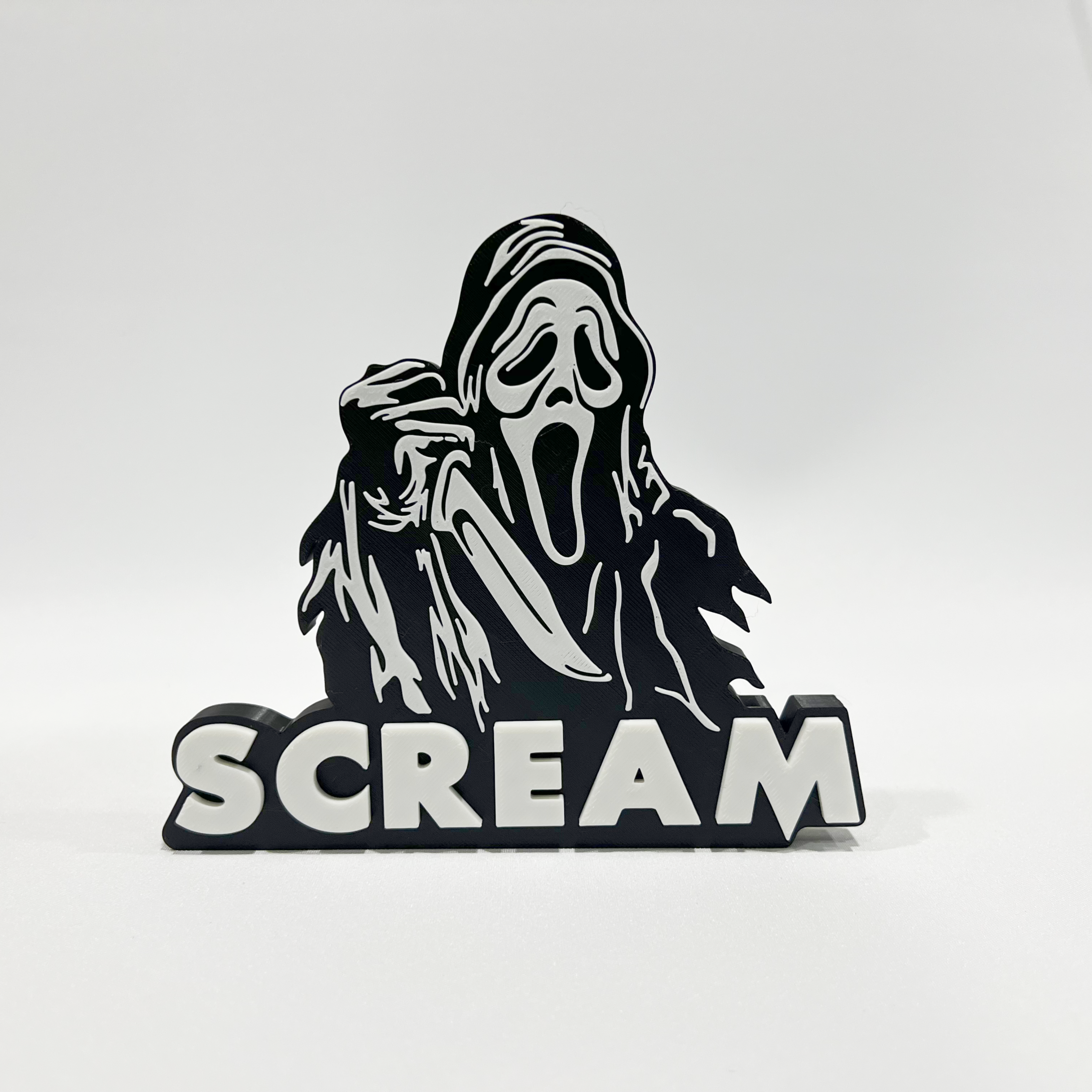 惊声尖叫SCREAM美剧标志3D打印