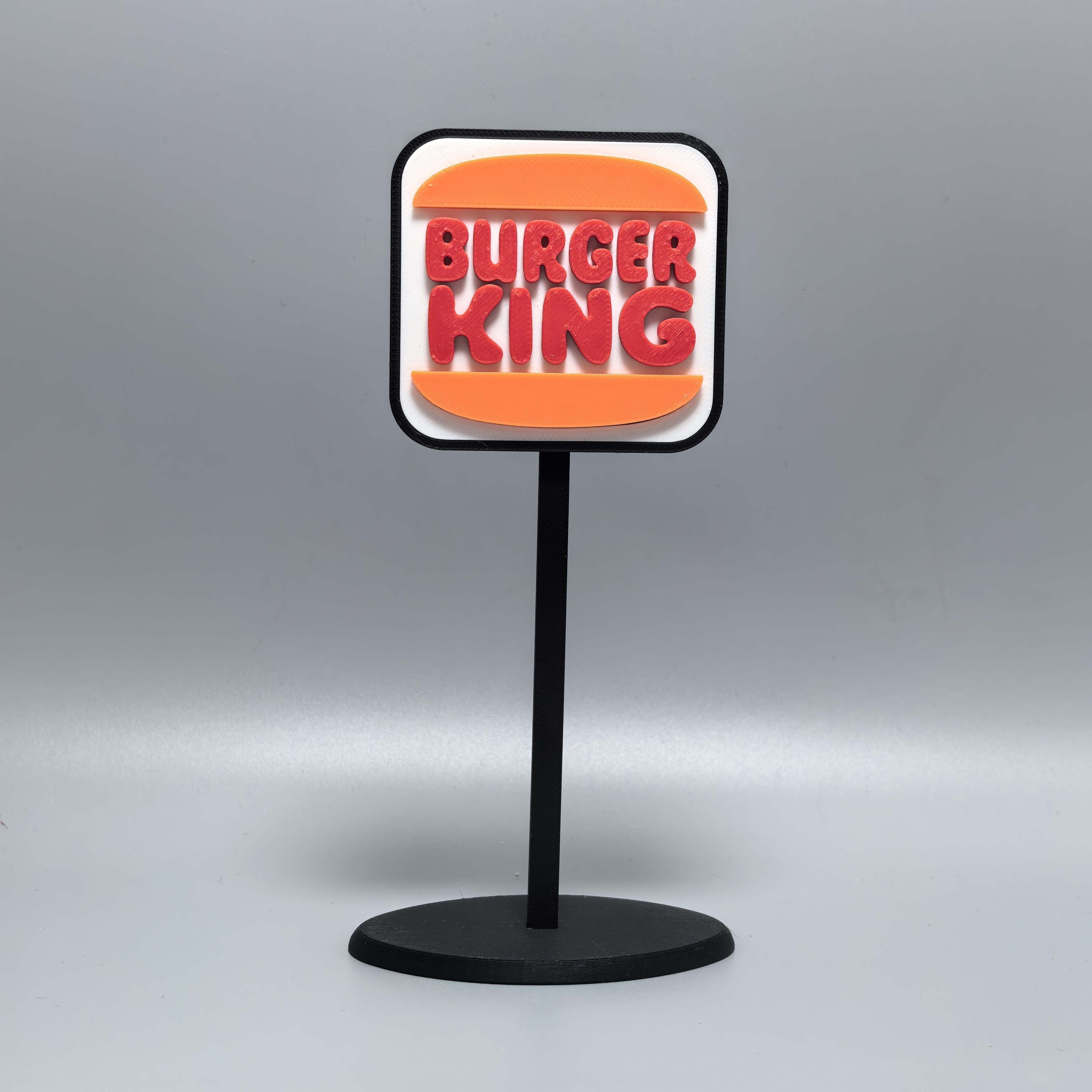 汉堡王标志摆件3D打印