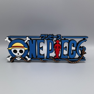海贼王标志立牌onepiece动漫周边模型摆件3D打印航海王草帽团logo