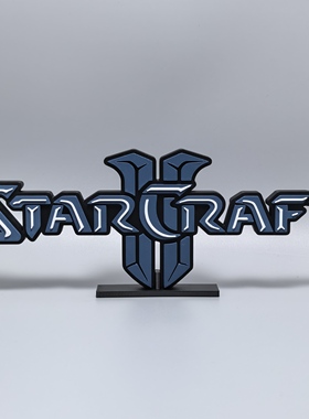 星际争霸标志立牌暴雪游戏周边logo摆件3D打印创意模型StarCraft