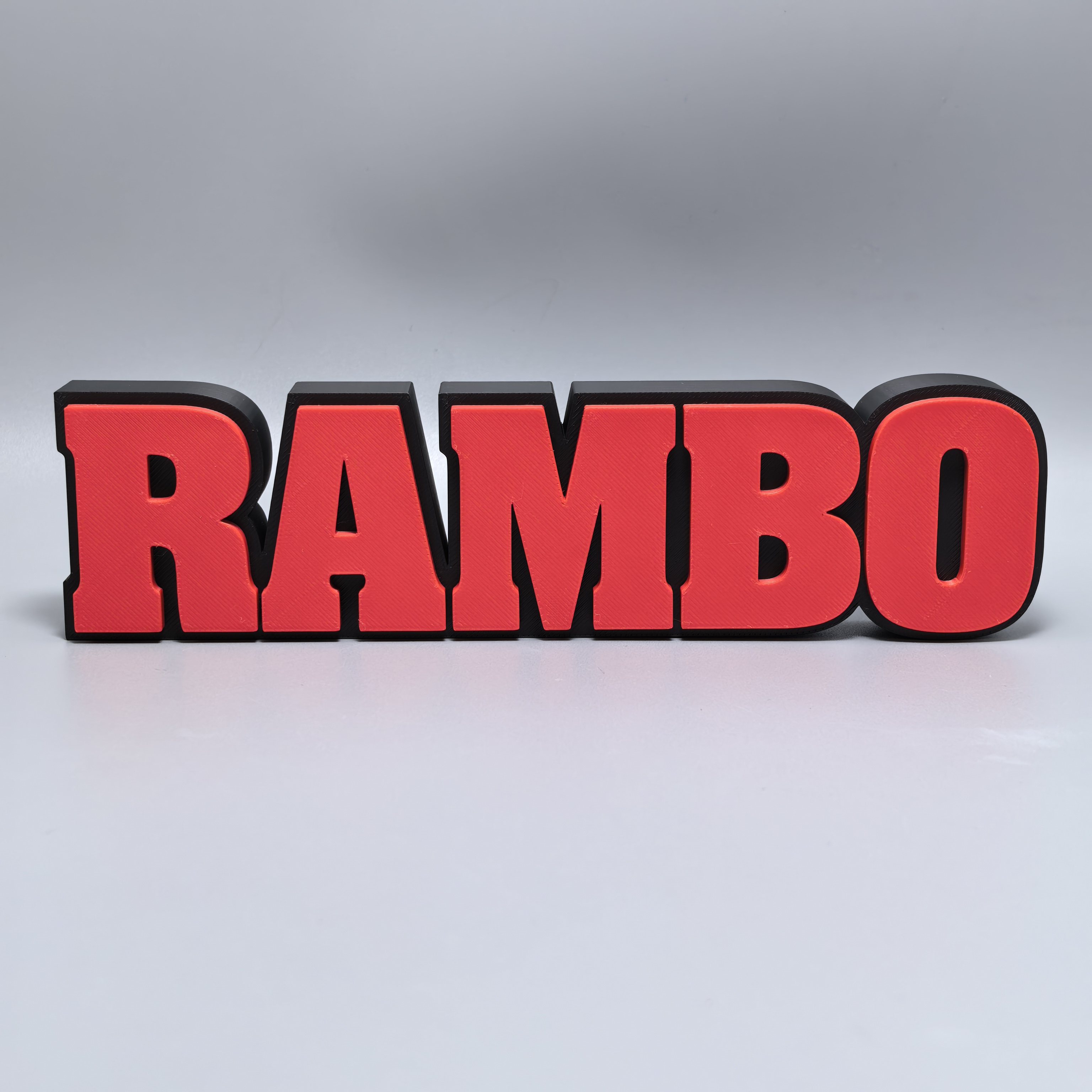 兰博logo立牌3D打印创意模型