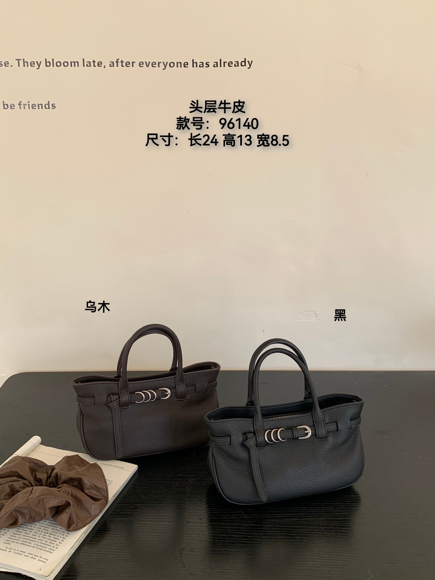 早秋新款小众皮带扣设计感头层牛皮法棍包时尚高级手提单肩斜挎包