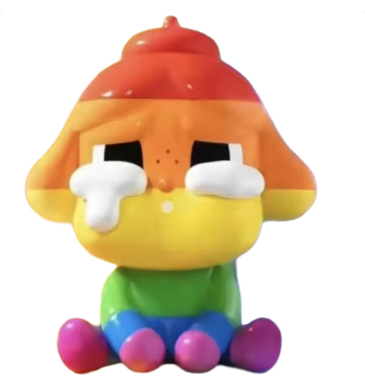 thumbnail for POPMART Bubble Mart Crybaby Crybaby Broken Peanut Healer Little Cry Orange Pearl Snowball Elevator