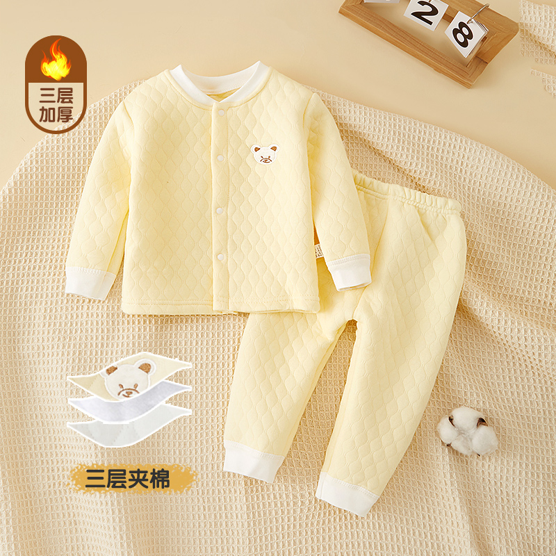 加厚夹棉，秋衣保暖