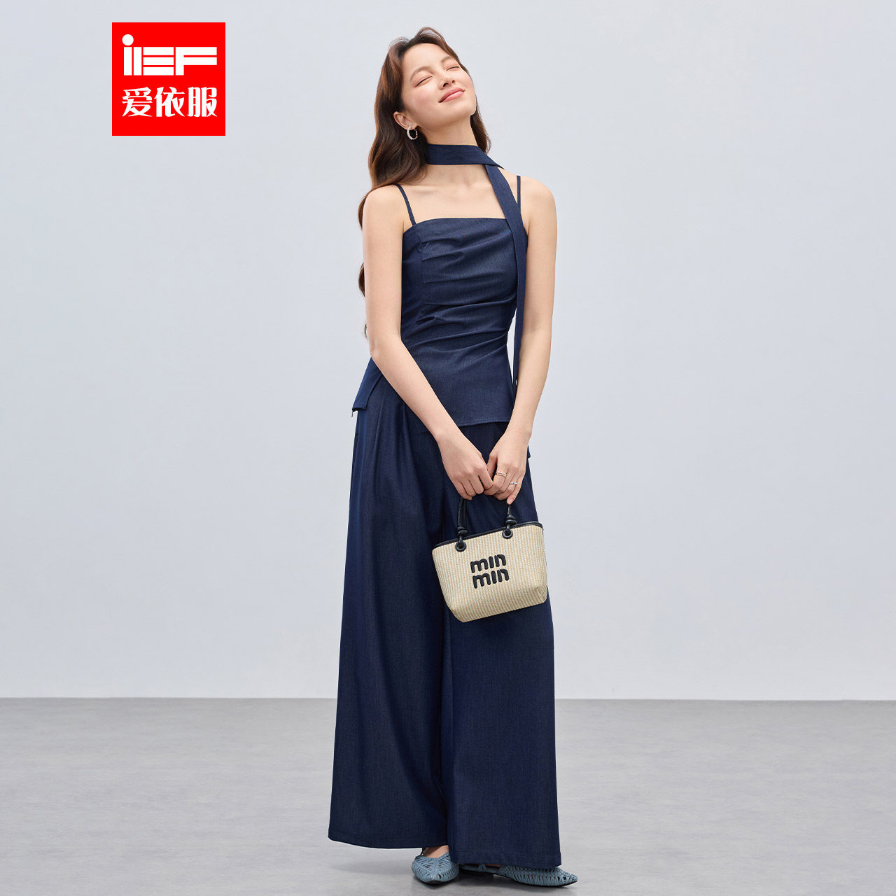 IEF/爱依服2026夏季新款美式时尚性感小女人气质纯欲风上下套长裤