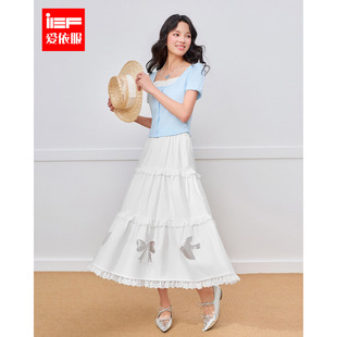 法式 新款 温柔小女人气质设计感百搭单裙 爱依服半身裙2026春季 IEF