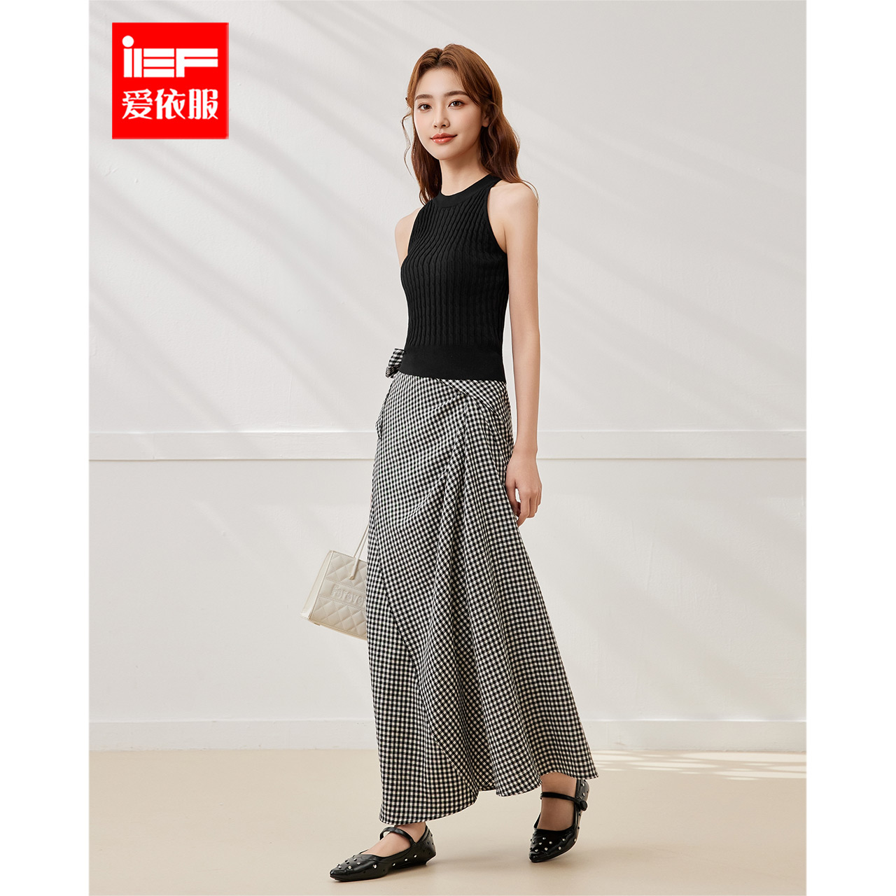 IEF/爱依服时尚套装2025夏季新款韩版成熟小女人气质显瘦上下套裙