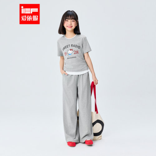MINIIEF【爱依服童装】2026夏季新款韩系洋气风休闲百搭上下套裤
