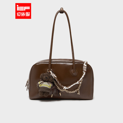 IEF/爱依服2025新款韩系学院风设计感通勤百搭单肩大号托特包