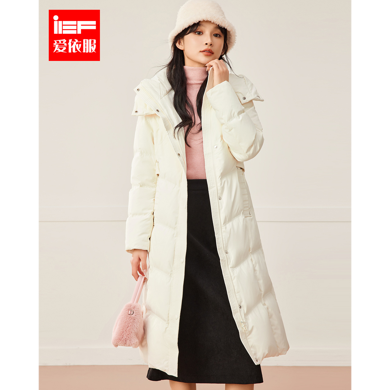 IEF/爱依服新款韩版气质羽绒外套