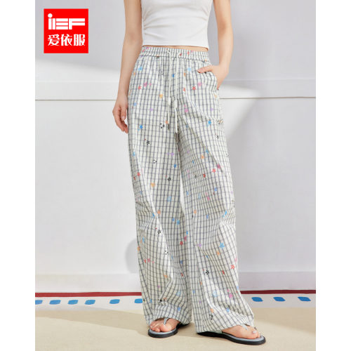 IEF/爱依服2026夏季新款韩版时尚休闲甜美减龄少女风百搭哈伦裤