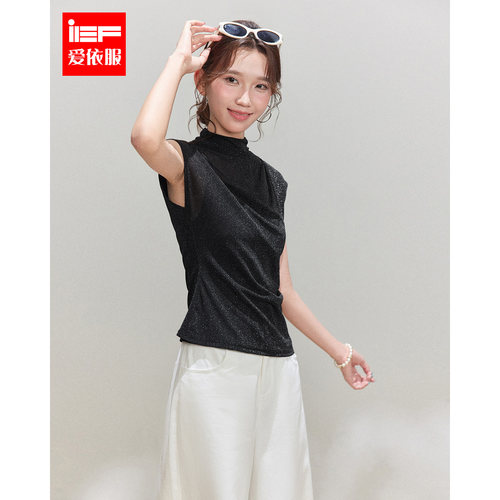 IEF/爱依服2026夏季上新款法式成熟轻熟女人味通勤气质显瘦上衣