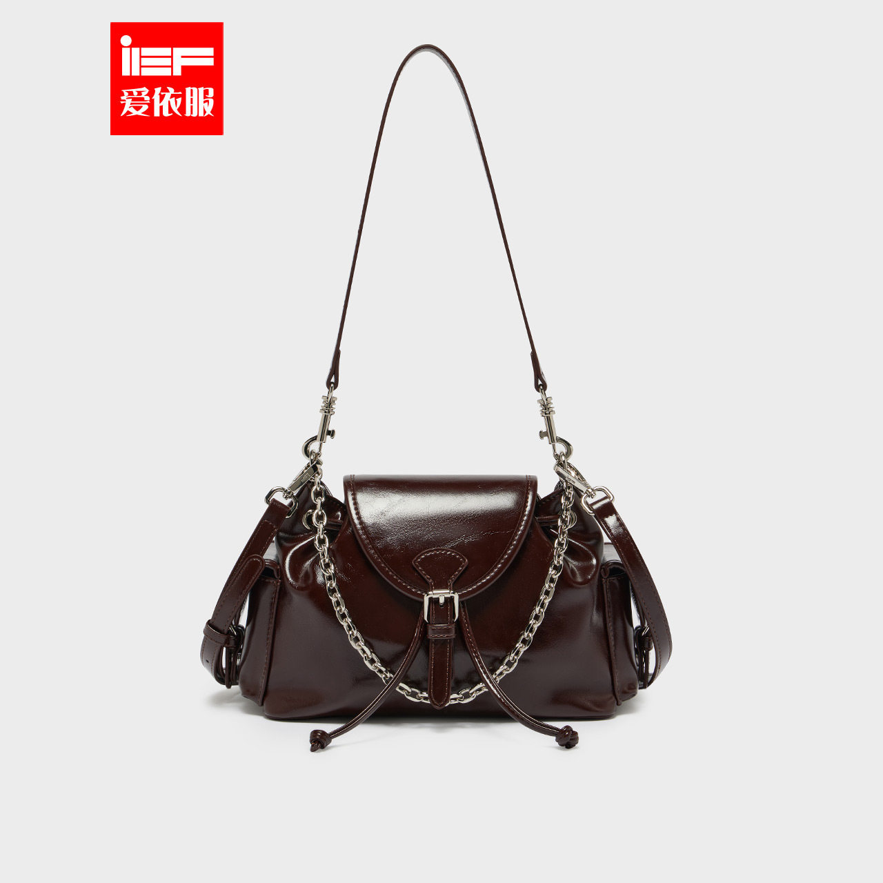 IEF/爱依服2025秋季新款美式时尚小众设计感通勤百搭单肩腋下包