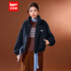 爱依服2025冬季 新款 韩版 IEF 时尚 休闲通勤立领百搭保暖颗粒绒外套