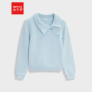 爱依服 韩版 小个子专属 新款 设计感通勤风毛织上衣 2025冬季 IEF