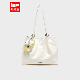 IEF 日系简约休闲通勤百搭大容量单肩大号软包 爱依服包包2026新款