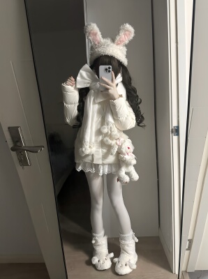 鹿屿【小奶油】纯棉蕾丝棉布屁帘半身裙白色打底裙叠穿下摆蛋糕裙