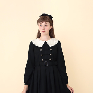 1个月左右到货EmilyTemplecute-Monotone单调 简约款连衣裙