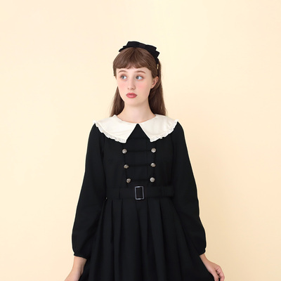 1个月左右到货EmilyTemplecute-Monotone单调 简约款连衣裙