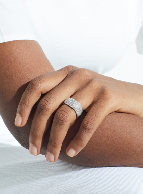 王嘉尔同款满天星PAVE戒指