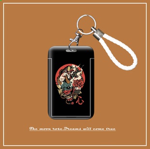 【满月杂货铺】日风浮世绘般若卡套带挂绳学生公交卡门禁卡饭卡