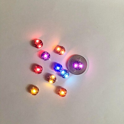 升级定时磁感磁控灯模型改灯无线手办扭蛋奥特曼加灯diy手作led