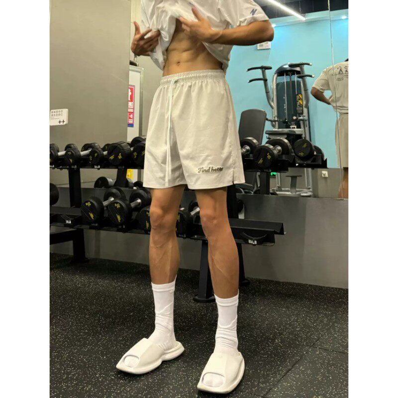 美式潮流百搭夏季男女宽松美式短裤健身速干透气运动四分篮球裤男