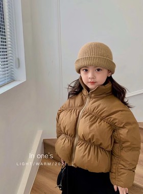 女童羽绒服2021新款洋气不规则