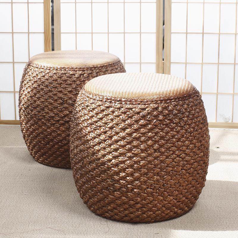 矮凳沙发凳藤编草编圆凳子榻榻米椅子茶椅凳子客厅板凳小凳子鼓凳,住宅家具,换鞋凳,淘宝优惠券,粉丝福利购,淘宝优惠卷