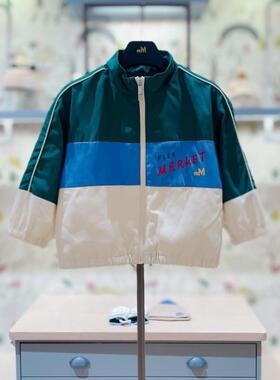 春款男童拼色风衣双层外套拉链衫ZL322102