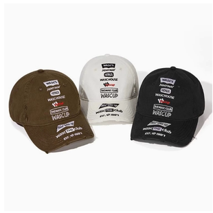 跨境嘻哈帽子水洗破洞棒球帽男女韩版 百搭鸭舌帽子潮牌街头遮阳帽