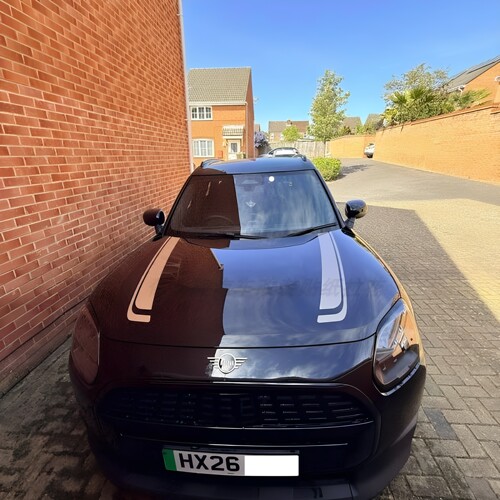 适用于Mini U25 Countryman改色膜jcw缎面金色装饰贴机盖车身拉花