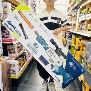 儿童玩具枪电动抛壳软弹枪狙击枪M416冲锋枪吸盘子弹标靶套LHAL4